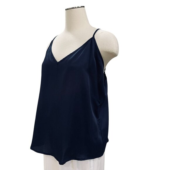 Etitude Navy Bamboo Cami Top Cleanbamboo Xl Nwt Eco Soft Tank Lounge Sleep - Picture 9 of 10